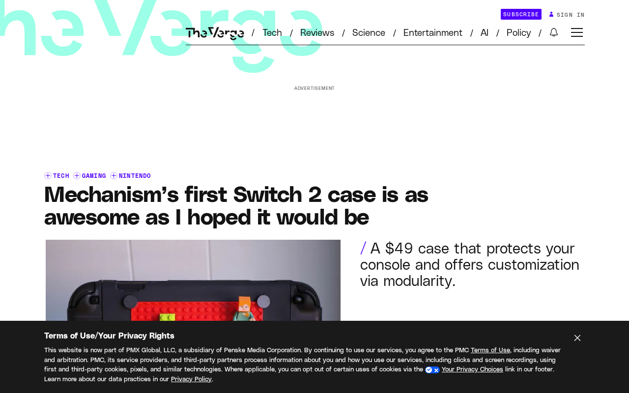 Mechanism's First Switch 2 Case, the Basecase, Hands-On: Modular Design Finally Arrives