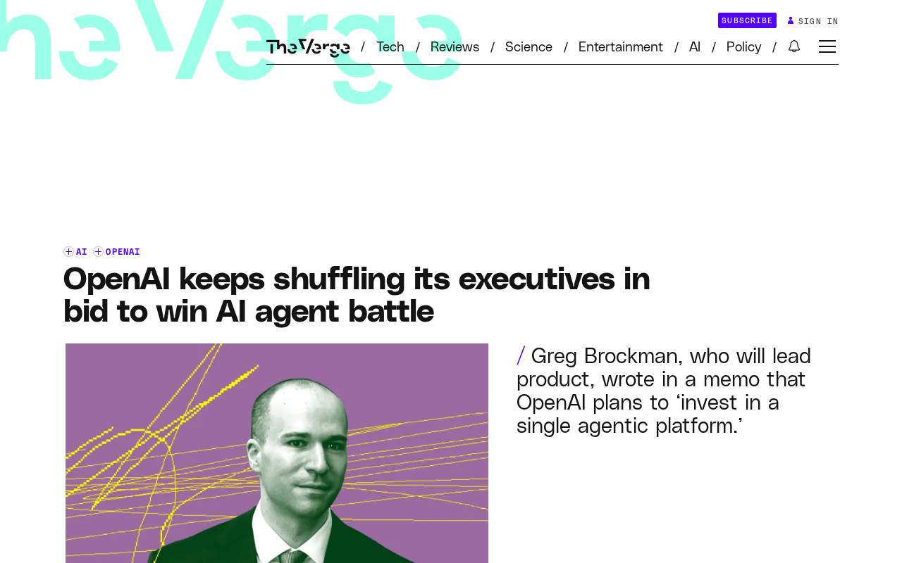 OpenAI Restructures to Go All-In on AI Agents: Brockman Takes Command of Product Lines for the 2025 Agent Battle