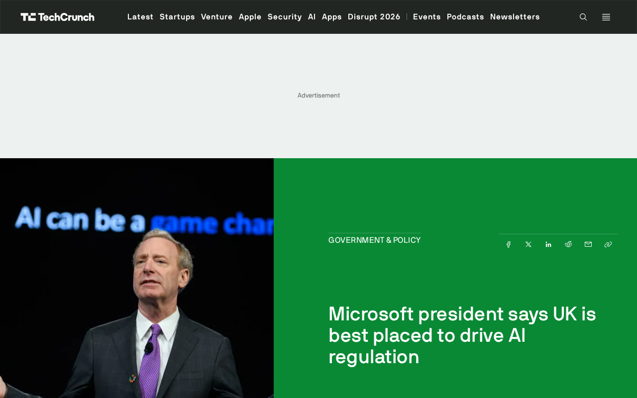Microsoft President Calls for AI Regulation: The UK Is Best Positioned to Lead