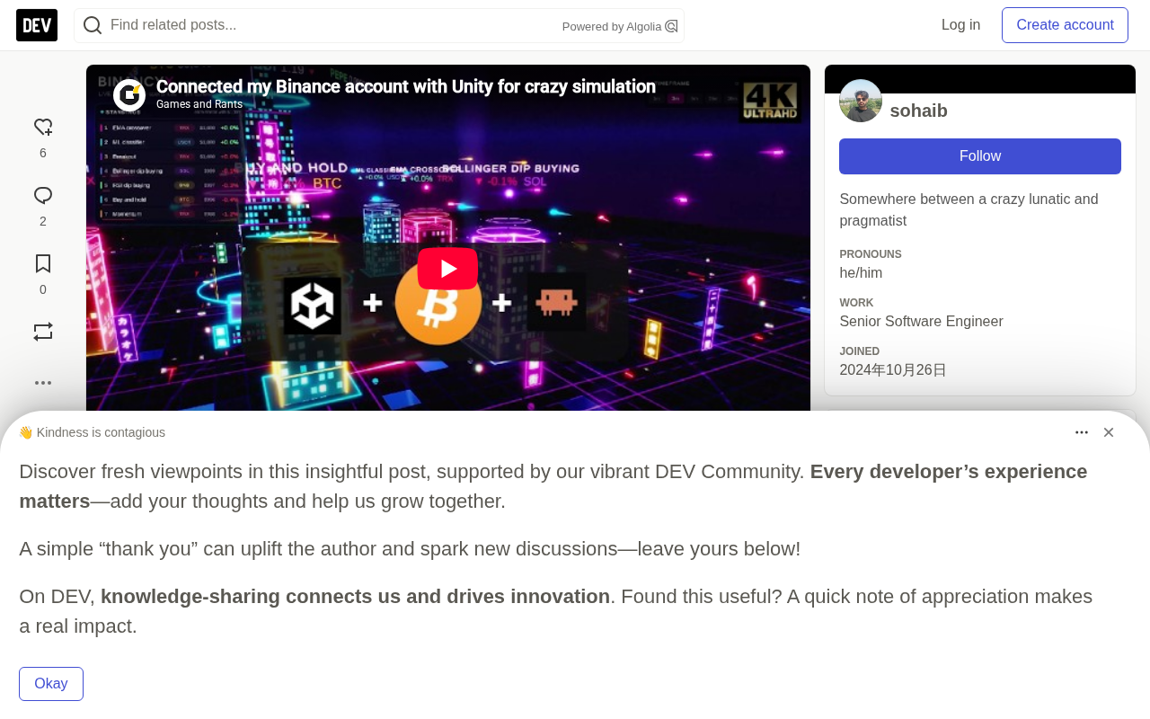 用Python和Unity打造加密交易机器人可视化城市