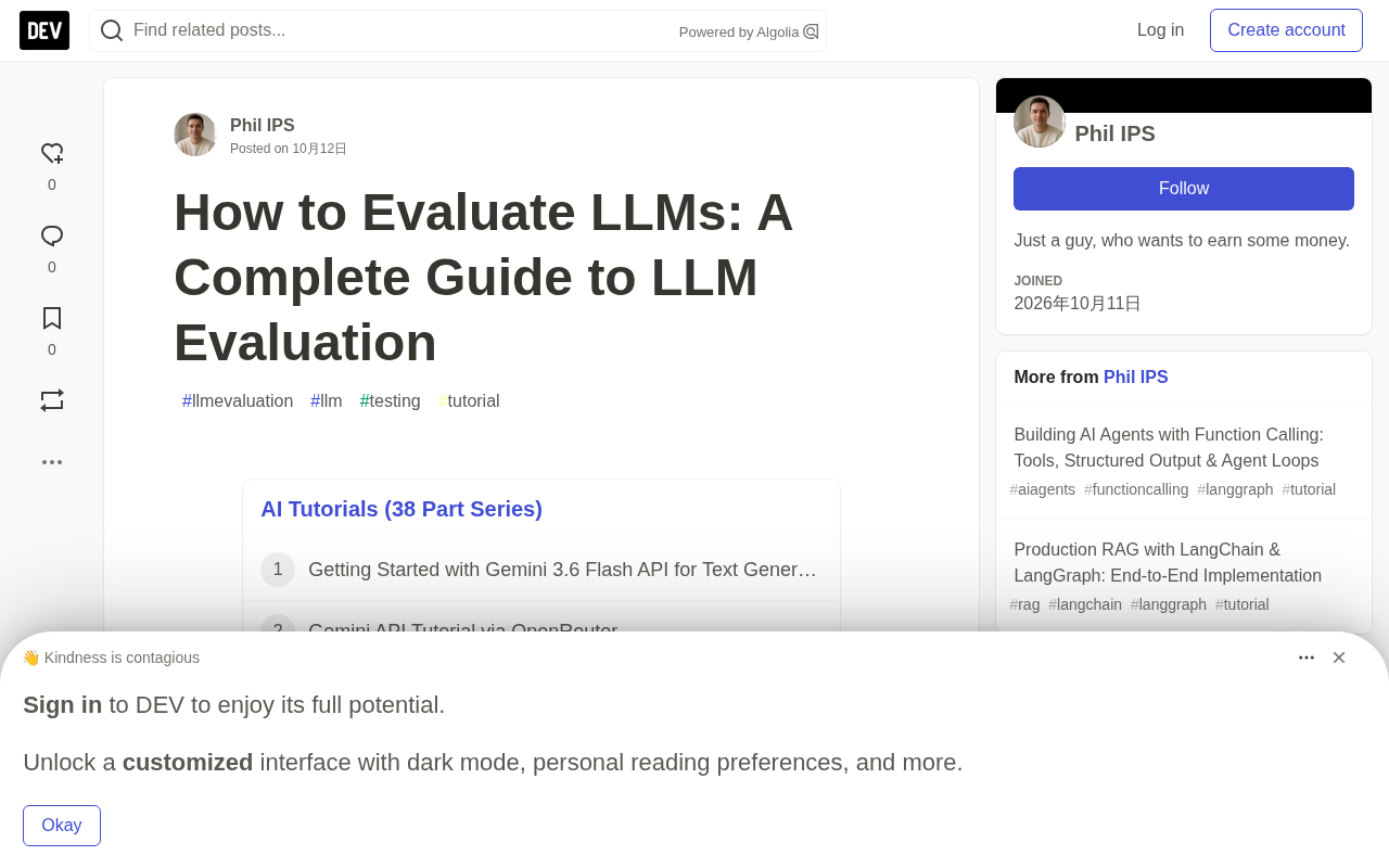 The Complete Guide to LLM Evaluation: From Unit Tests to LLM-as-Judge