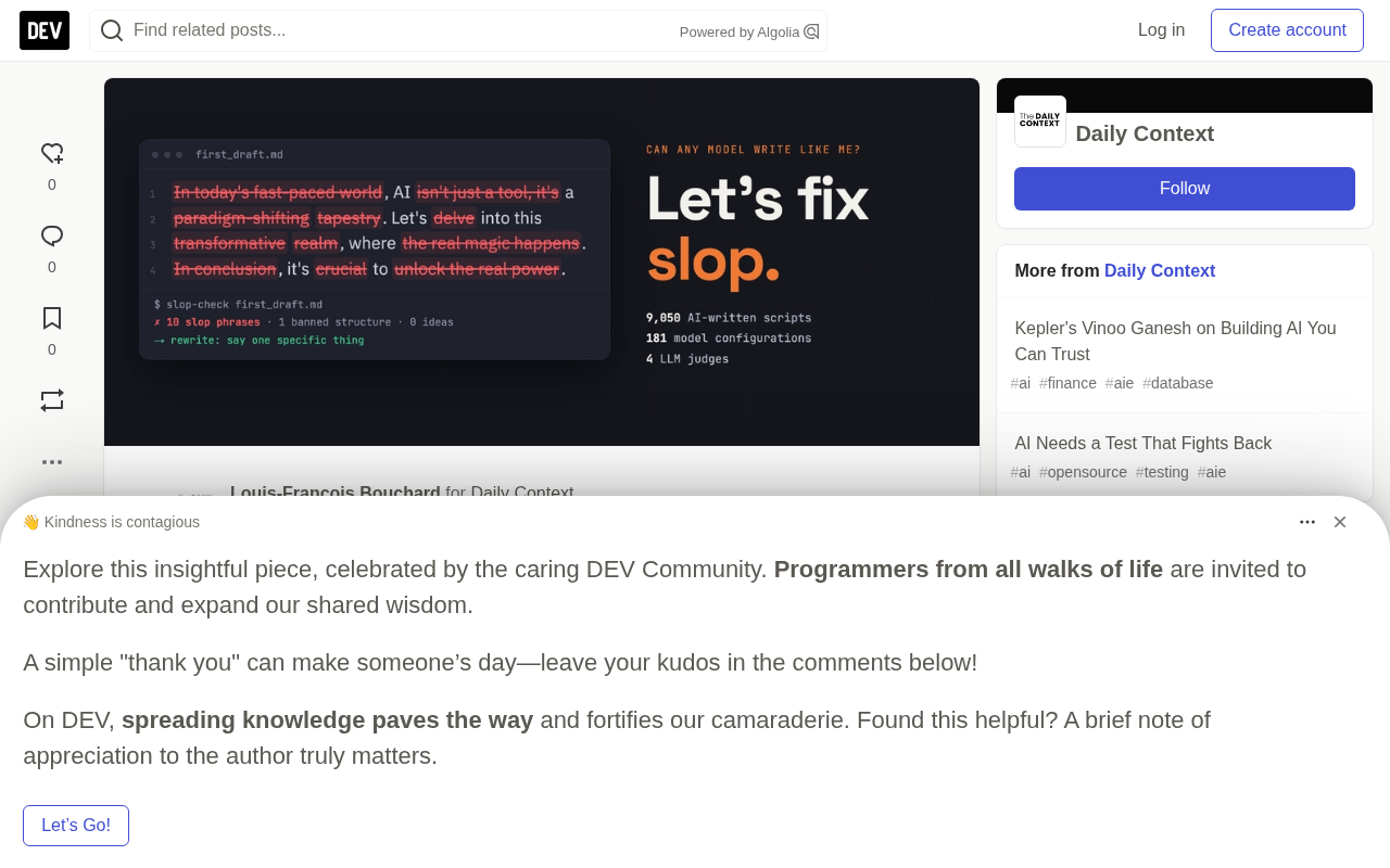 9,050 AI Scripts Later: Breaking Down AI Writing Slop and Evaluation Bias
