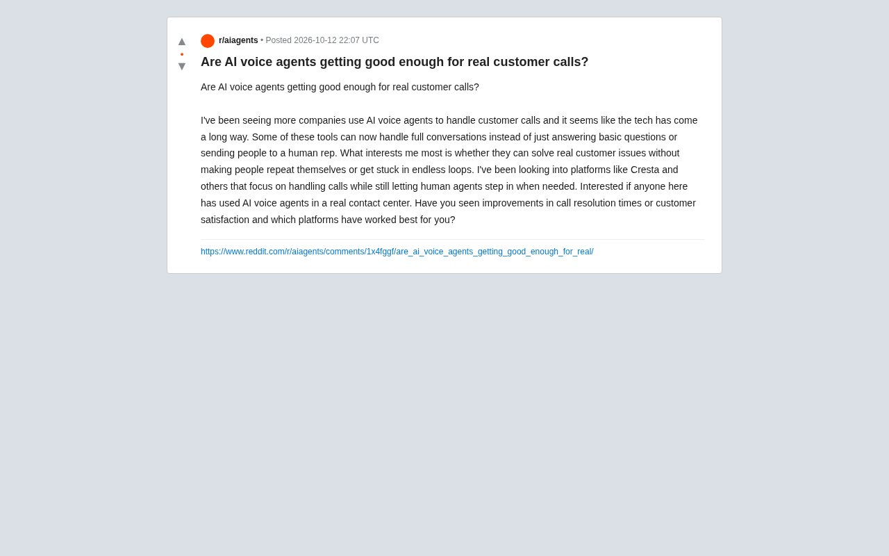 Can AI Voice Agents Really Take Over Customer Calls?