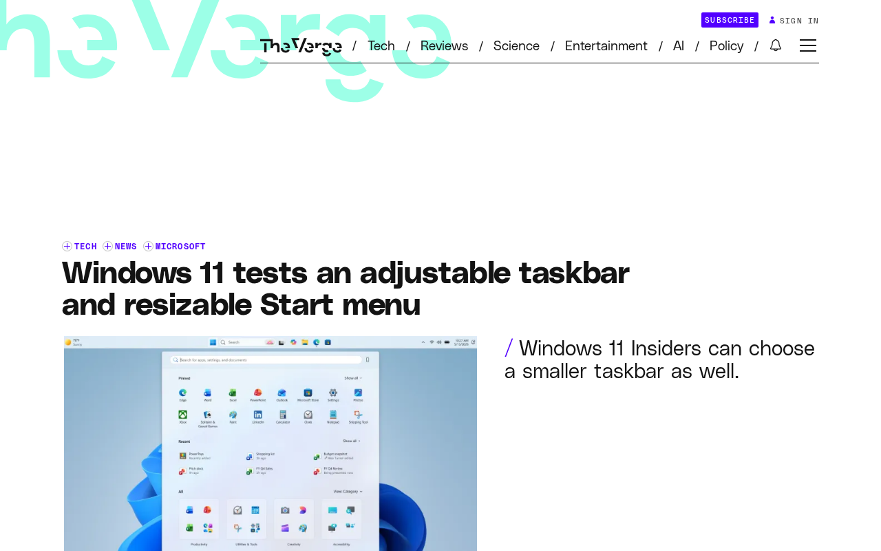 Windows 11 Taskbar Can Now Be Freely Moved! Start Menu Size Is Also Adjustable