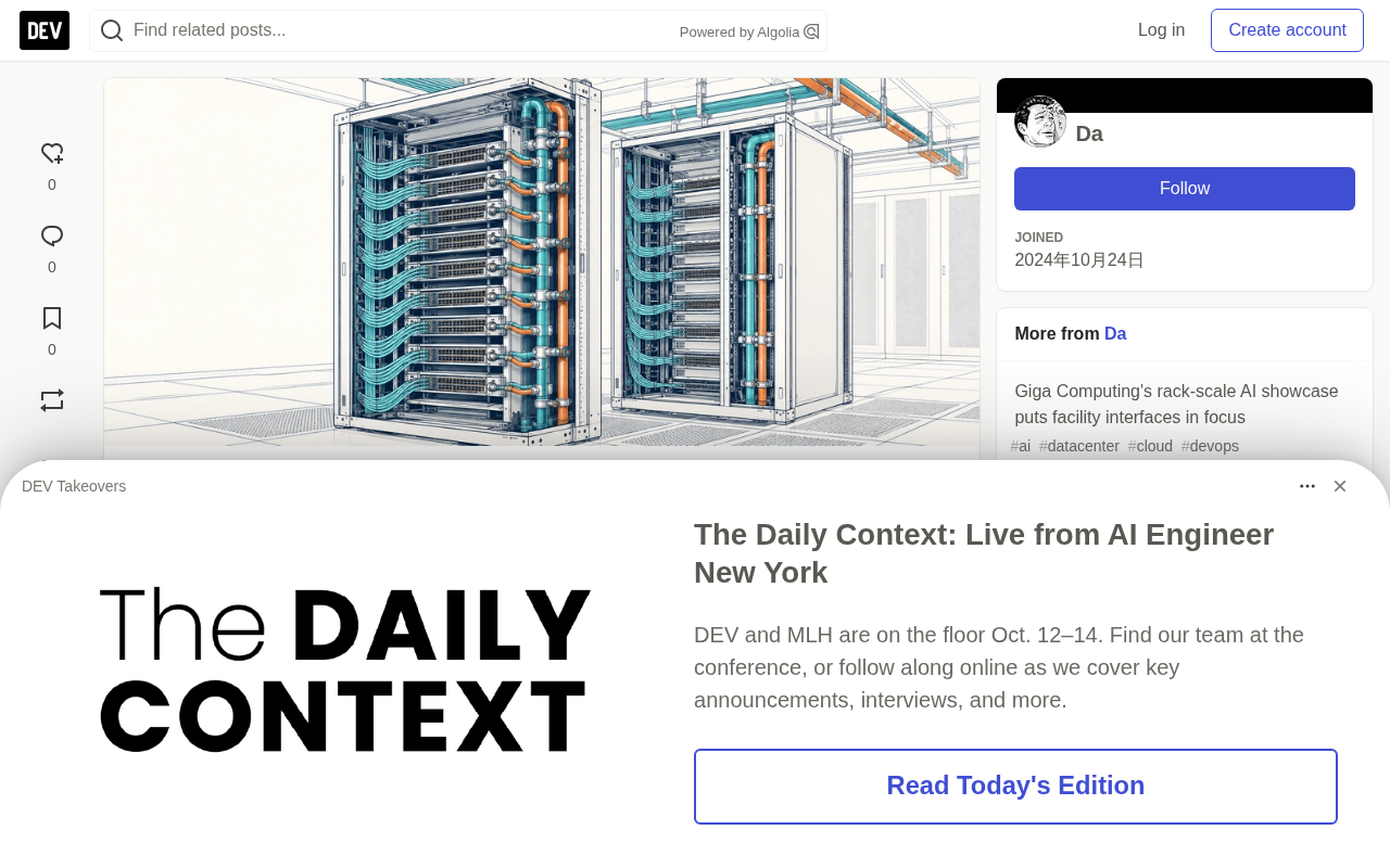 Screenshot related to Meta's liquid-cooled network rack IcePack