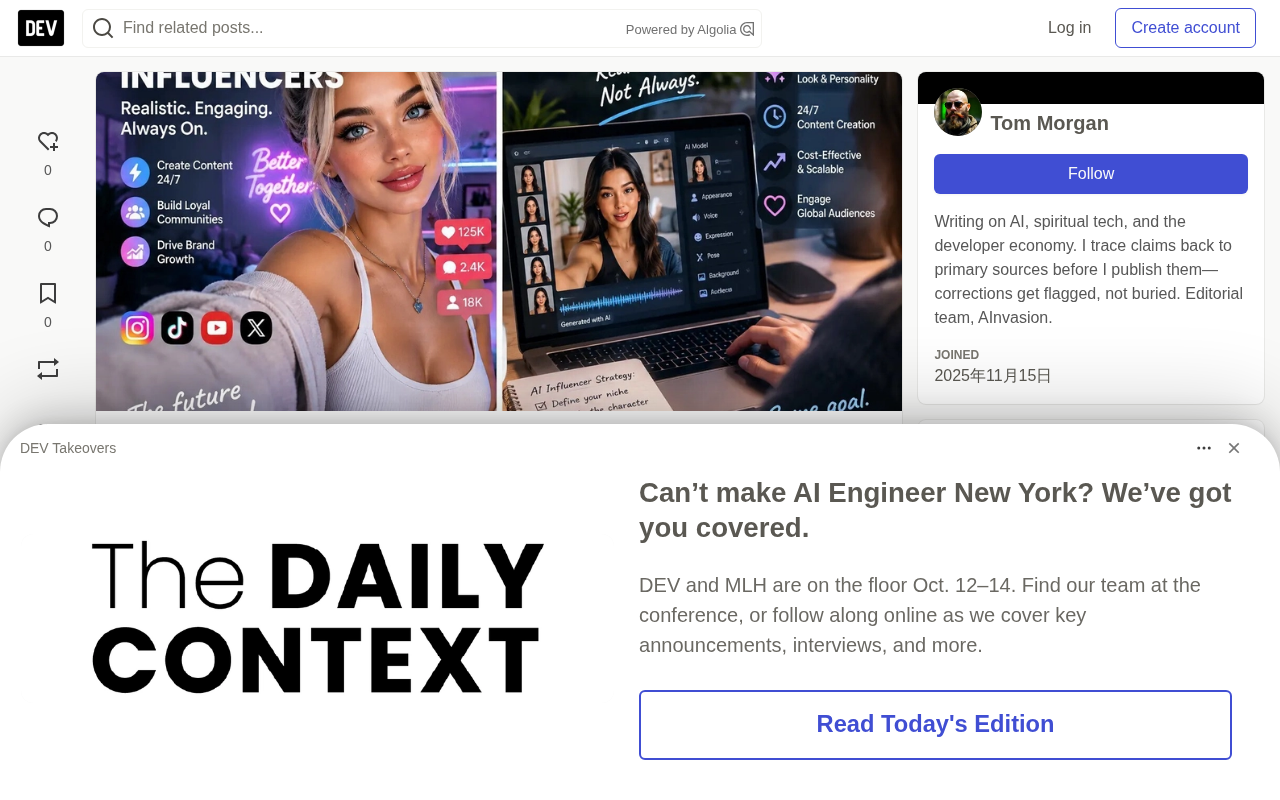 AI Virtual Influencers Rise: Real Faces Won't Disappear — Credibility Is What Matters