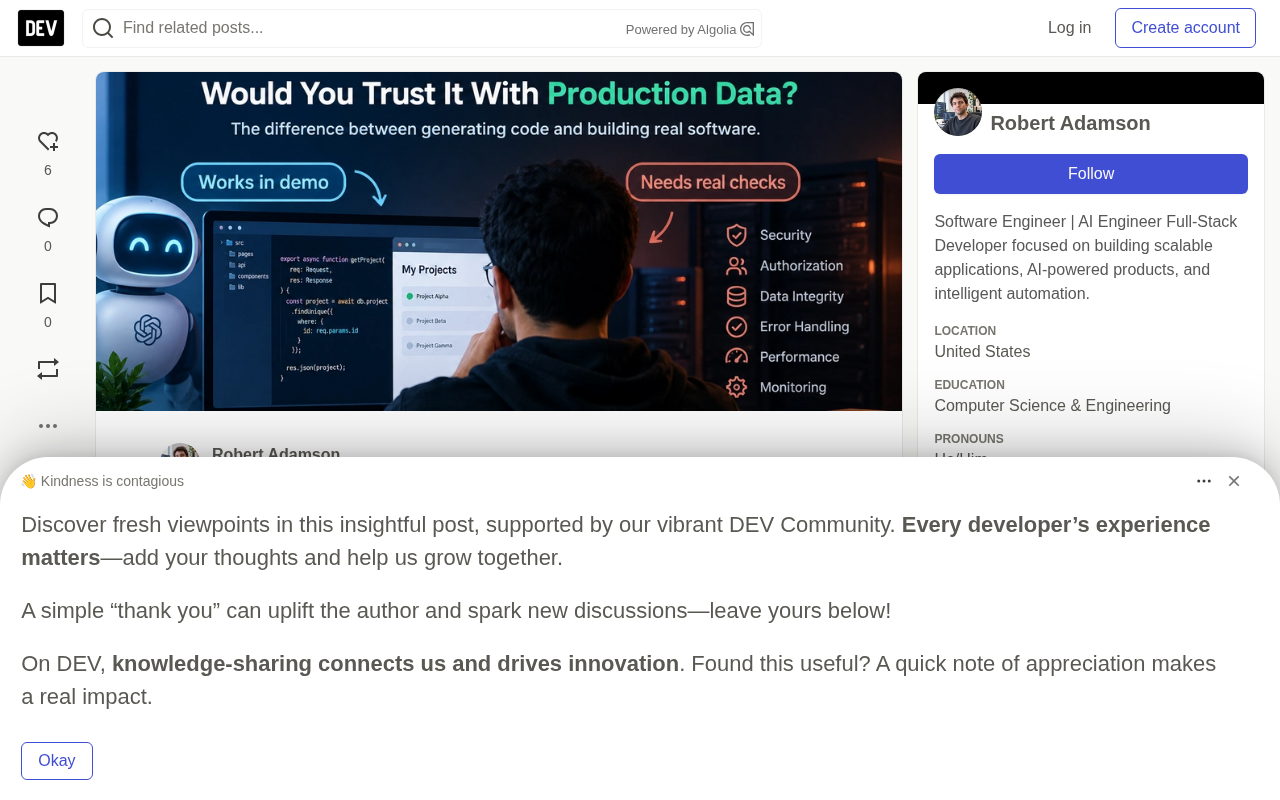 Can AI-Written Code Go to Production? 7 Key Points You Must Check