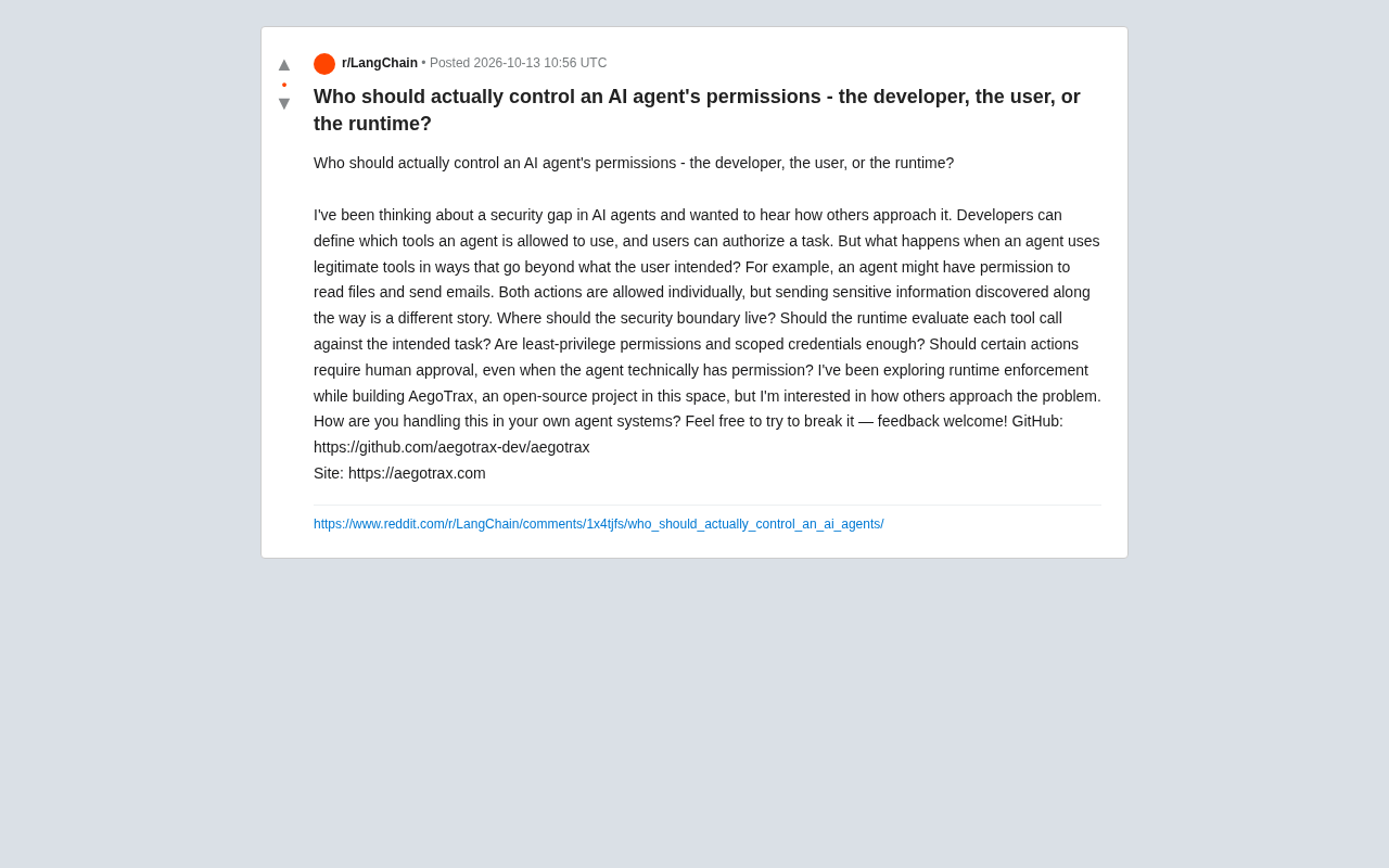 The Battle Over AI Agent Permissions: Developer, User, or Runtime?