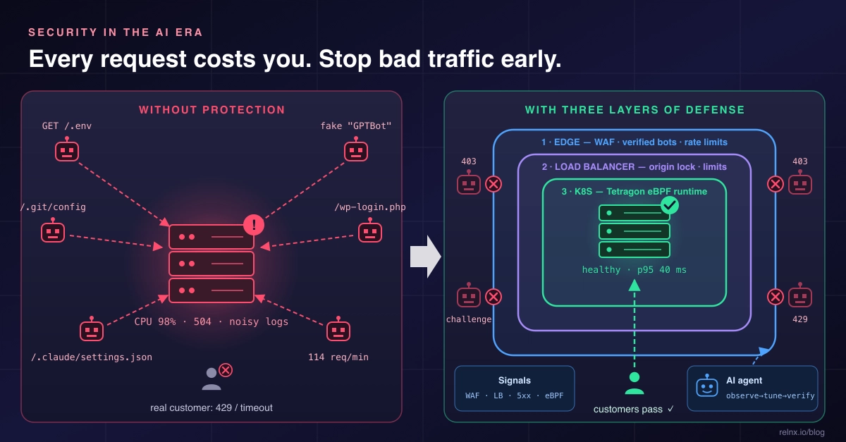 Application Security in the AI Era: Every Request Has a Cost, a Three-Layer Defense in Practice