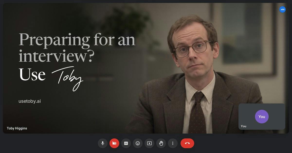 Toby: AI Hiring Manager Mock Interviews, Pay-Per-Minute Without Subscriptions