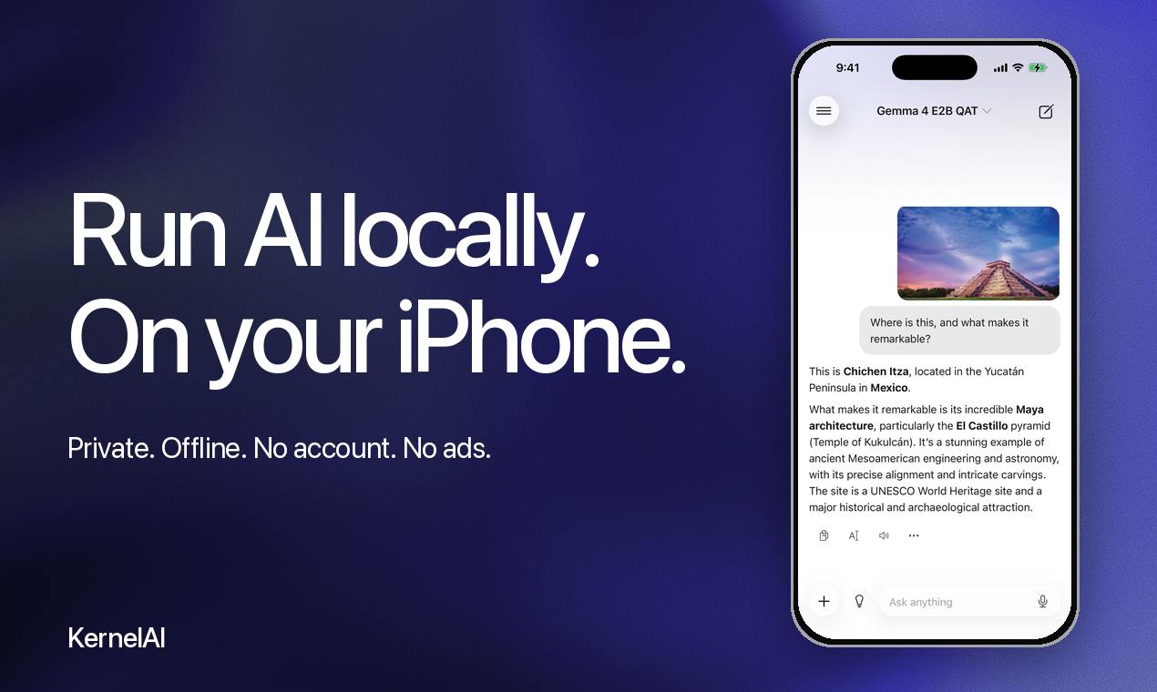 KernelAI's product page on Product Hunt