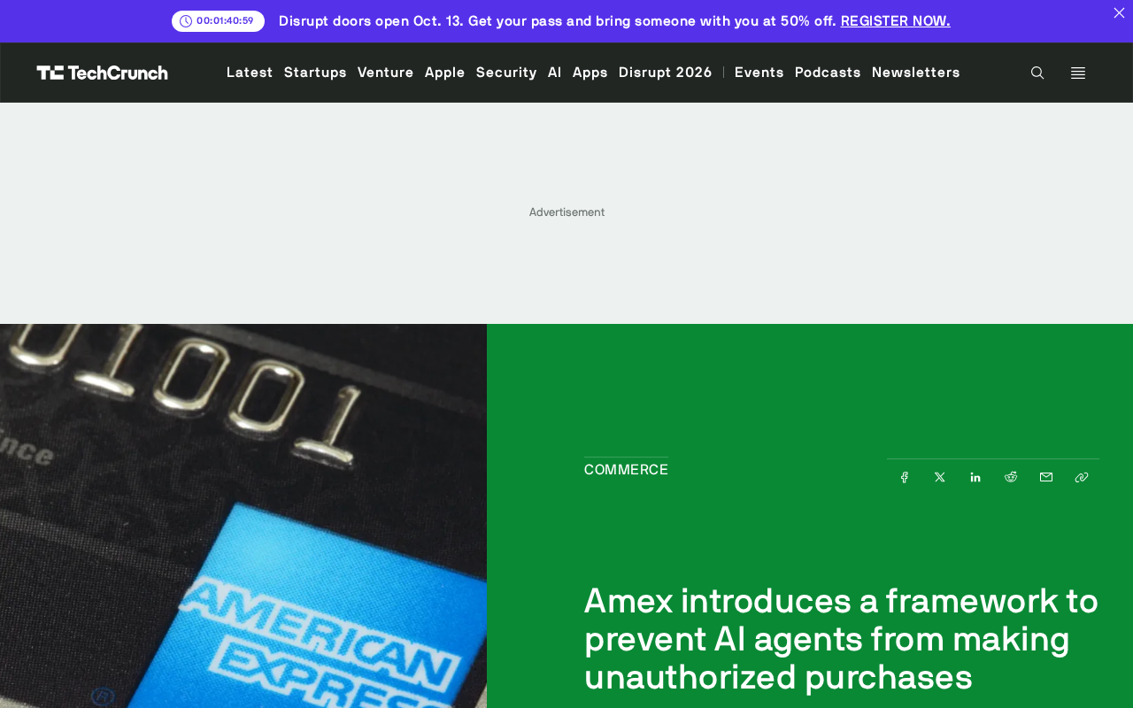 Amex Launches AI Agent Payment Authorization Framework to Prevent Unauthorized Transactions