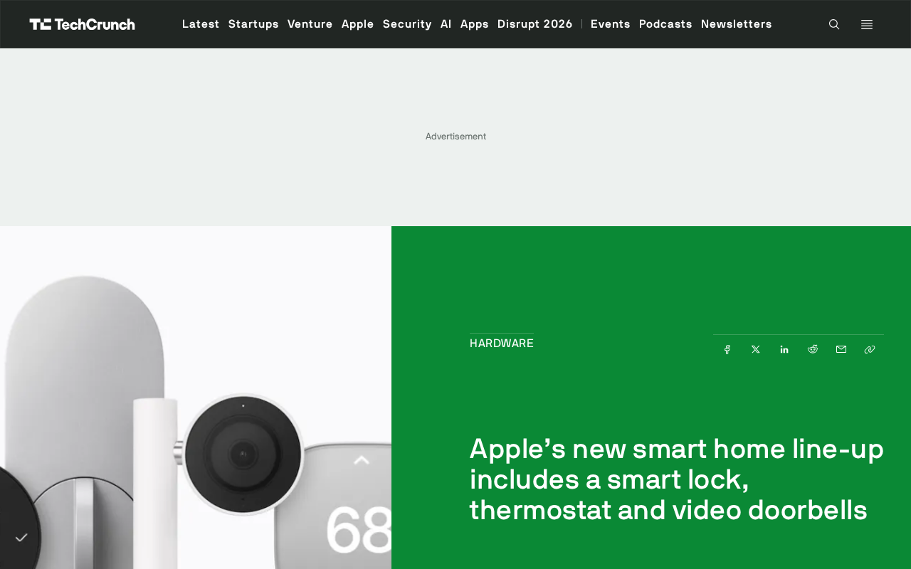 Apple's New Smart Home Lineup Leaked: Smart Locks, Thermostats, and Video Doorbells