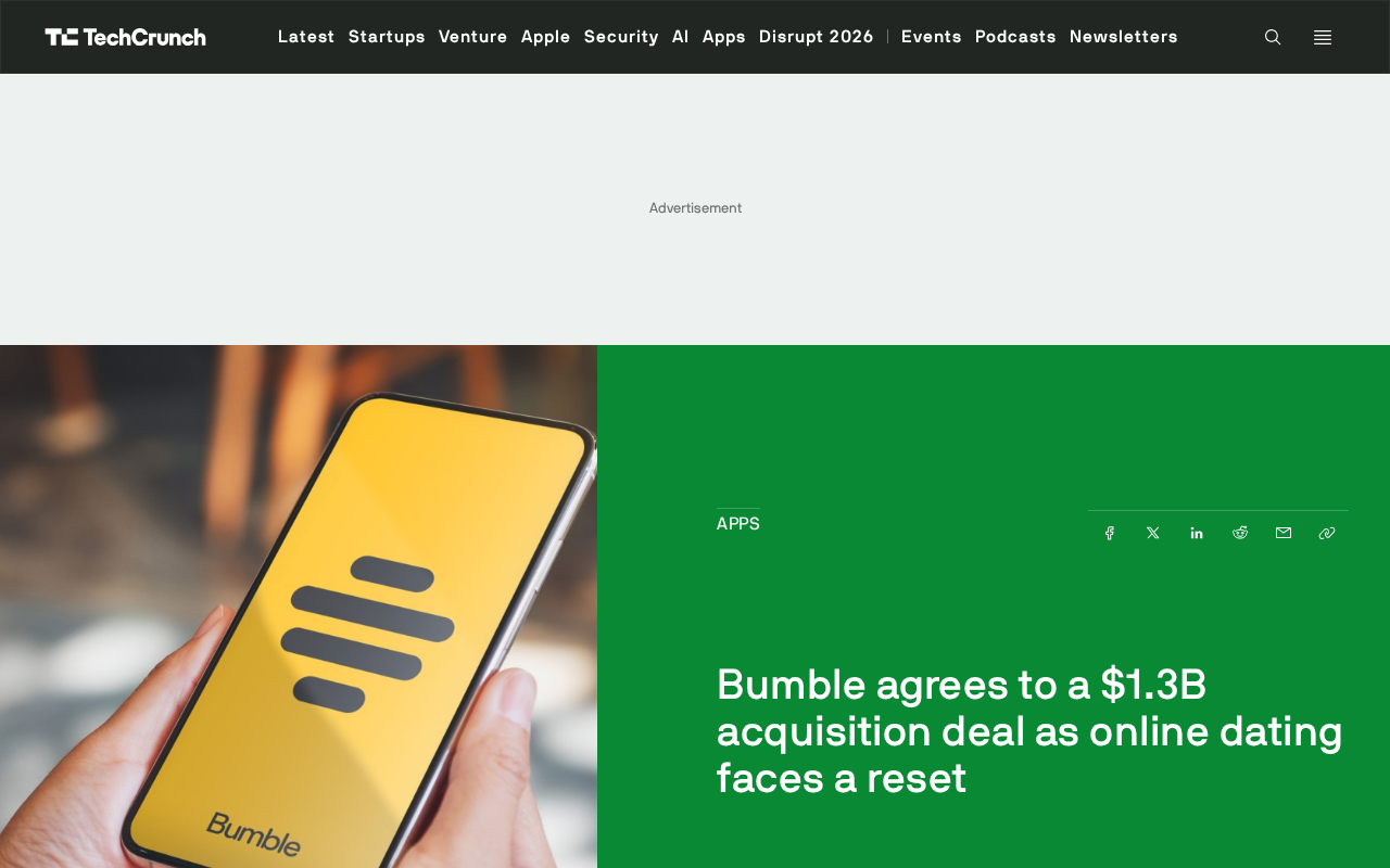 Bumble Sells for $1.3 Billion: The Online Dating Industry Hits a Reset Moment