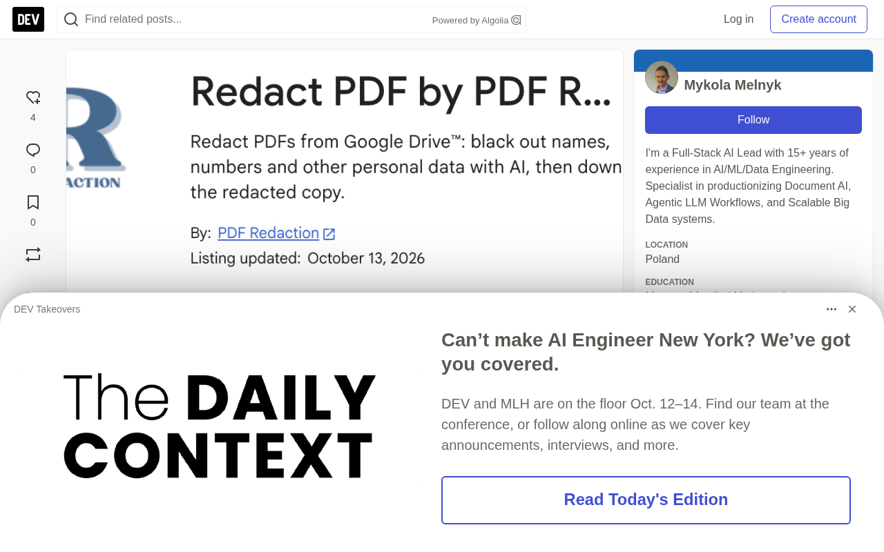 Why a Google Drive PDF Redaction App Uses Only drive.file Scope and Never Uploads Files