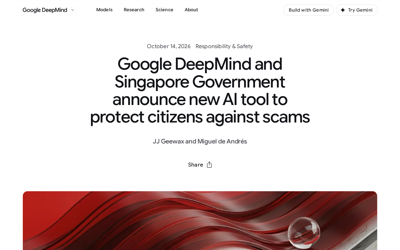 DeepMind Partners with Singapore: On-Device Gemma Models Intercept Scams