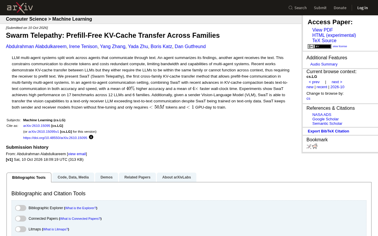 SwaT: Cross-Model-Family KV Cache Transfer Without Prefill
