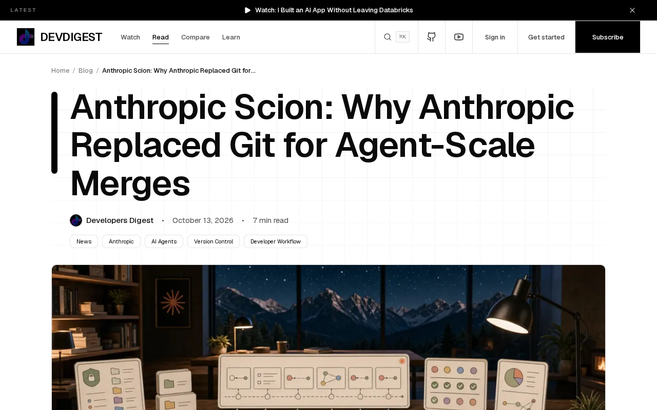 Anthropic Replaces Git with Scion: Tackling Agent-Scale Merges
