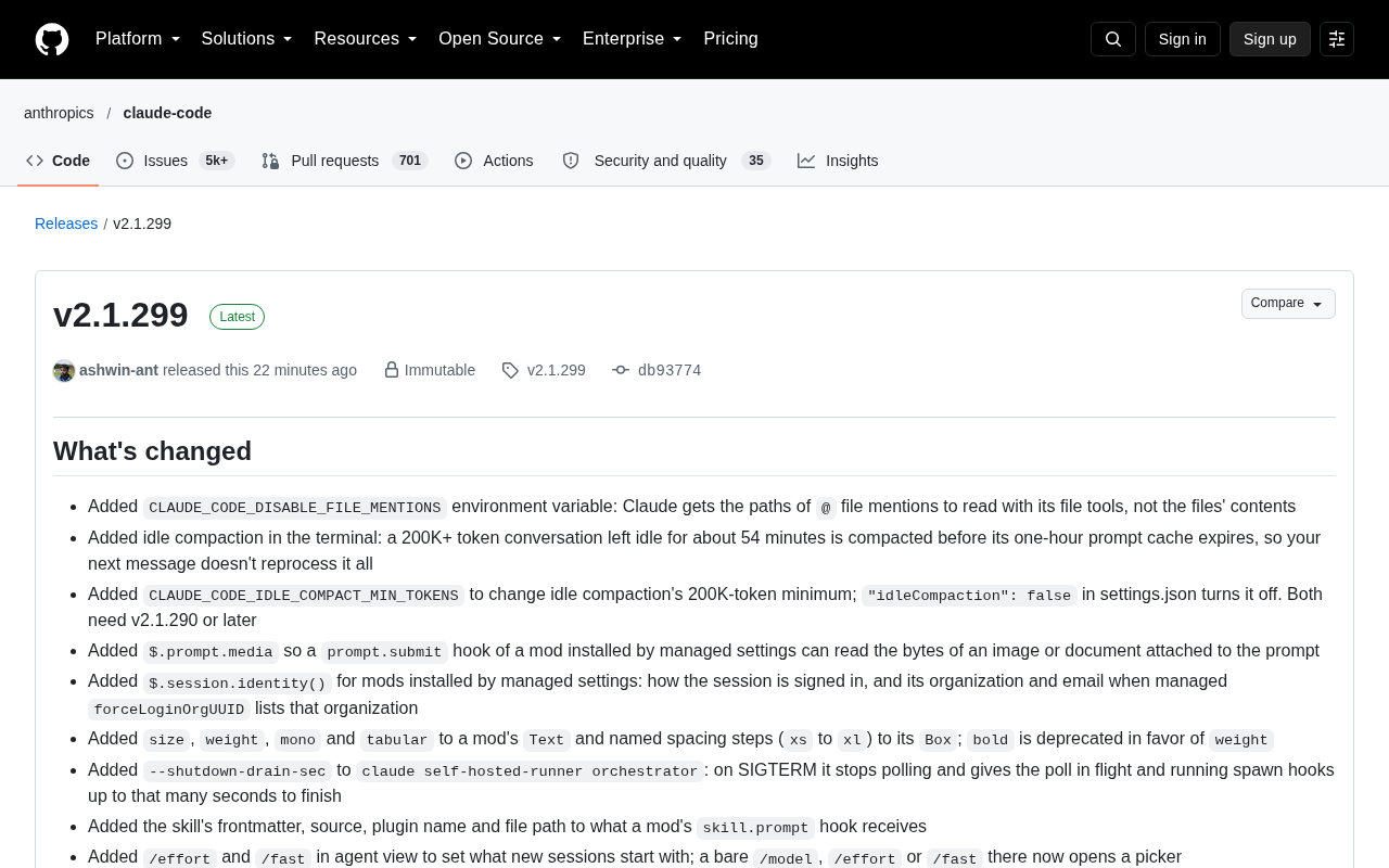 Claude Code v2.1.299 Update: Idle Compaction and 50+ Fixes Explained