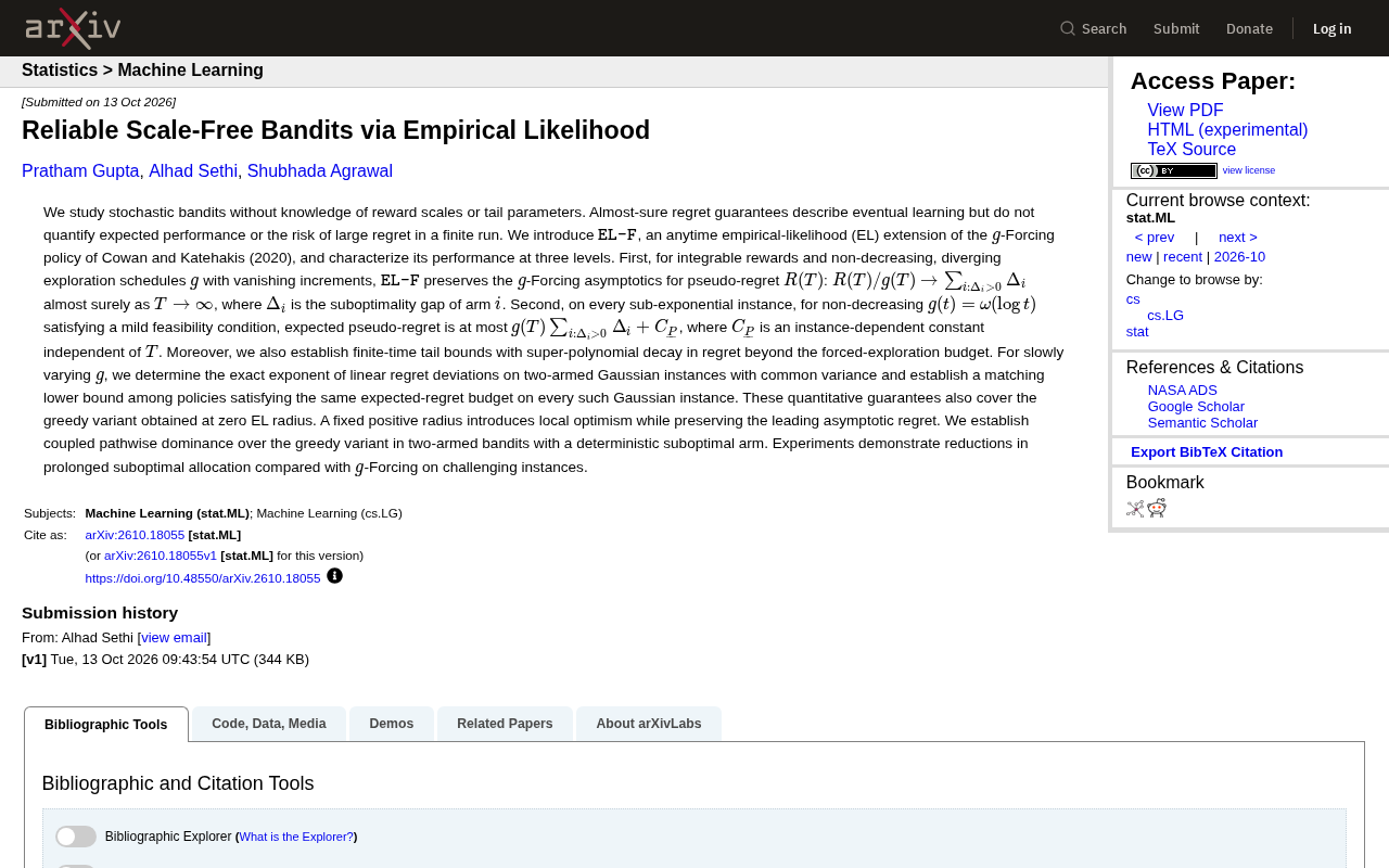 The EL-F Algorithm: A Reliable Scale-Free Bandit Approach