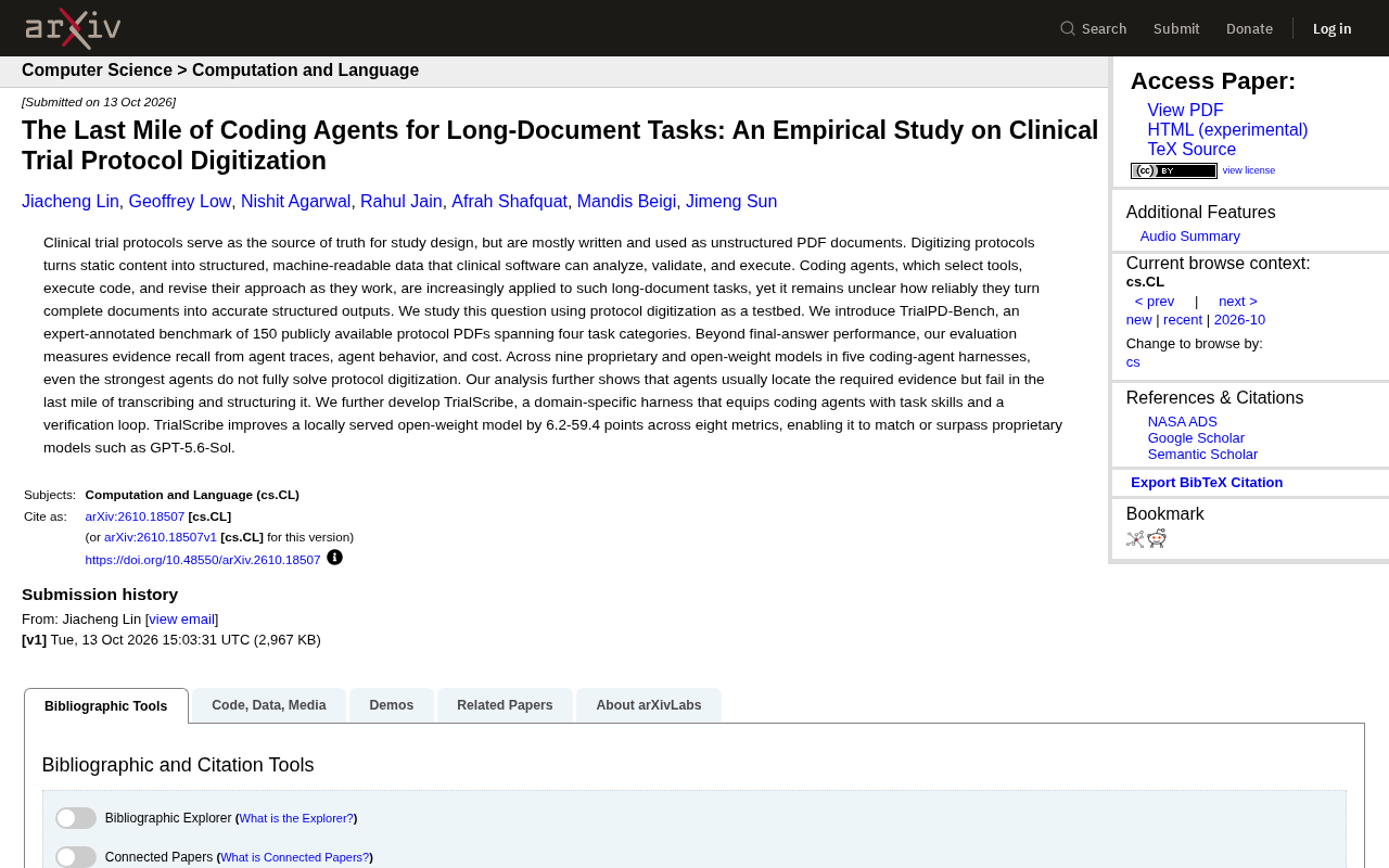 Why Do Coding Agents Get Stuck on the Last Mile of Long-Document Conversion? An Empirical Study on Clinical Trial Protocol Digitization