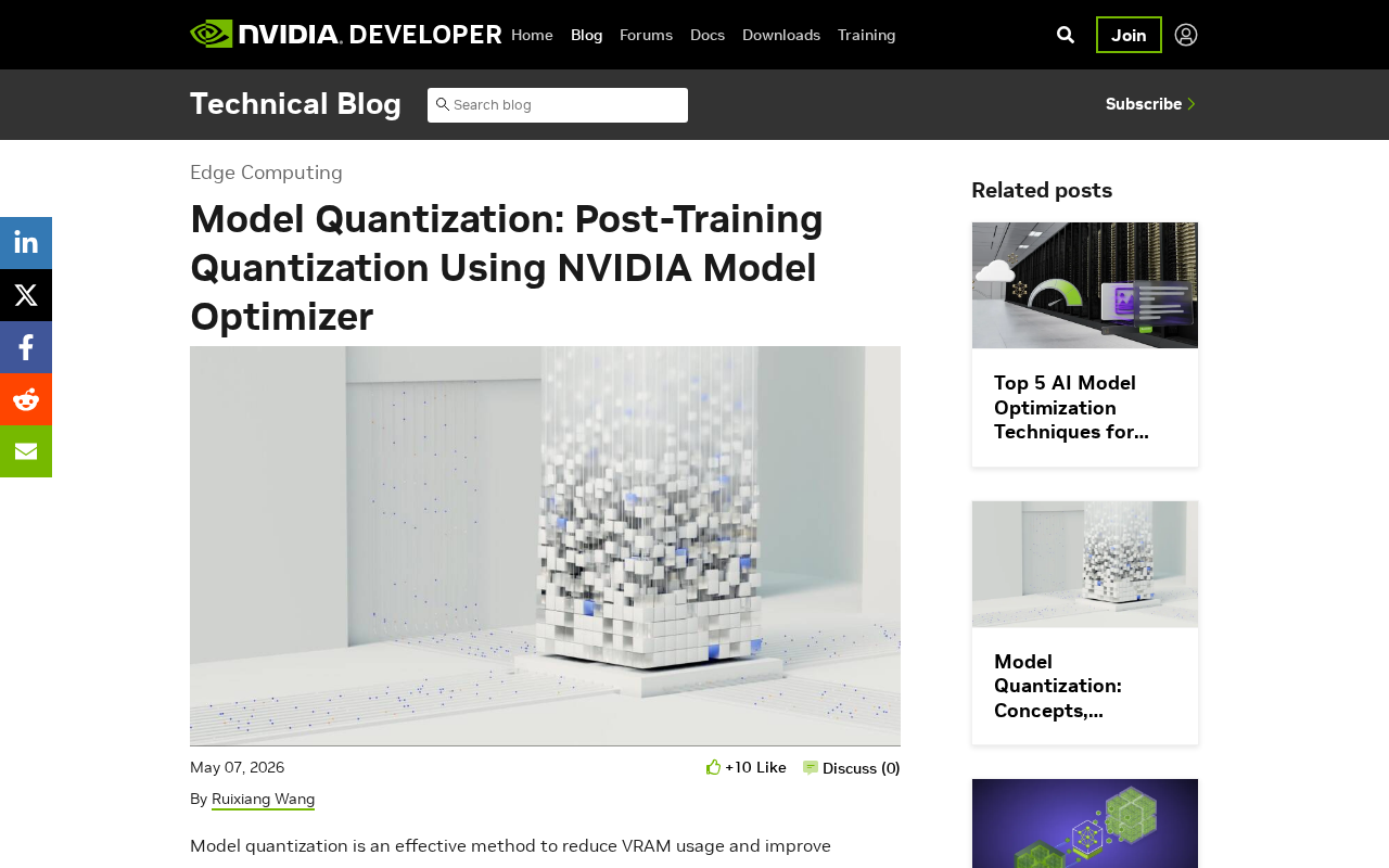 NVIDIA Model Optimizer训练后量化(PTQ)实战指南