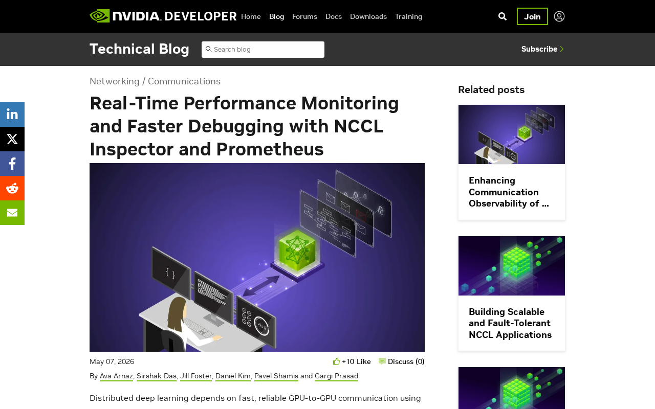 NCCL Inspector Explained: Real-Time GPU Cluster Communication Monitoring with Prometheus Integration
