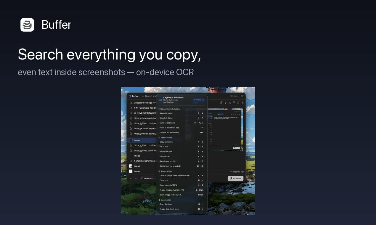 Buffer 3.0 Review: The macOS Clipboard Manager That Can Search Text Inside Screenshots