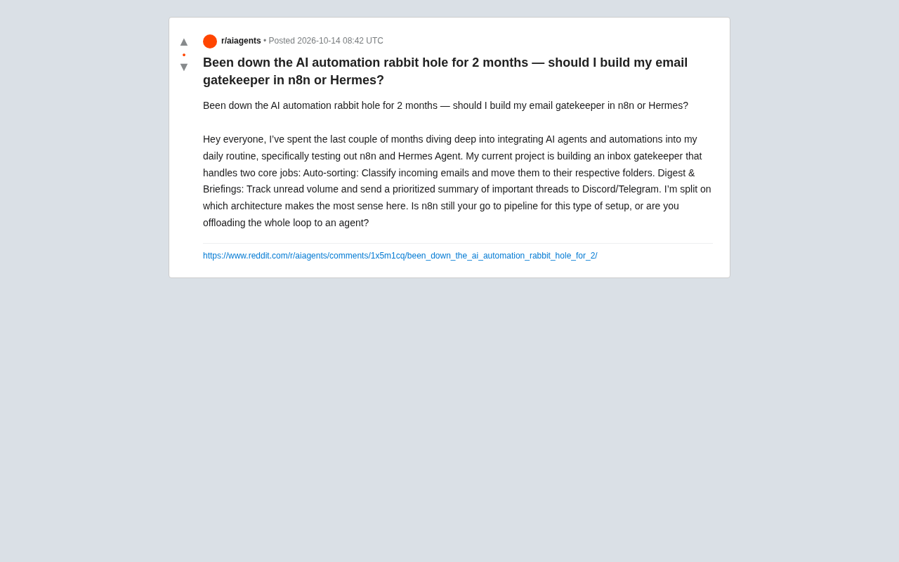 n8n or Hermes? A Deep Dive into AI Email Butler Architecture Selection