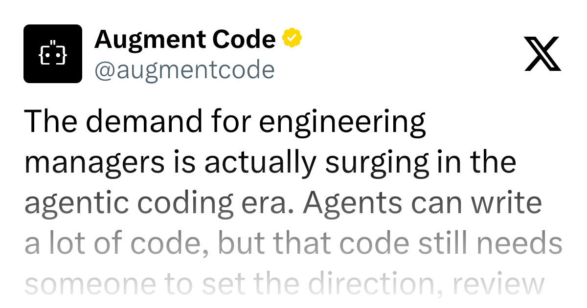 Why Demand for Engineering Managers Is Rising in the Age of AI Coding