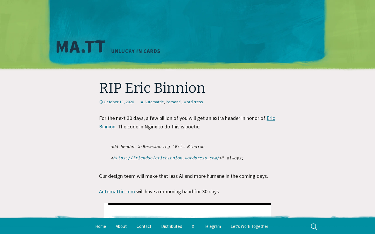 The Missing RSS Feed Incident: A Technical Reflection on the Empty Eric Binnion Feed