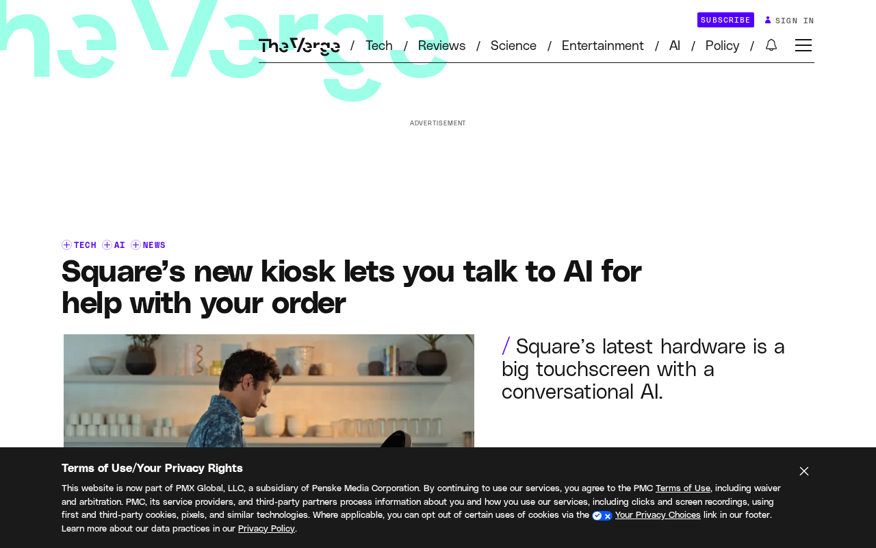 Square Kiosk 外观