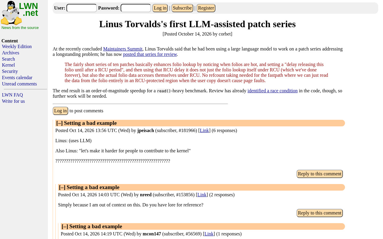 Linus Torvalds Accepts First LLM-Assisted Patch: A New Signal for Open Source Development