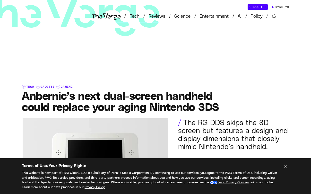 Anbernic 新款双屏掌机曝光:能否替代老化的 3DS?