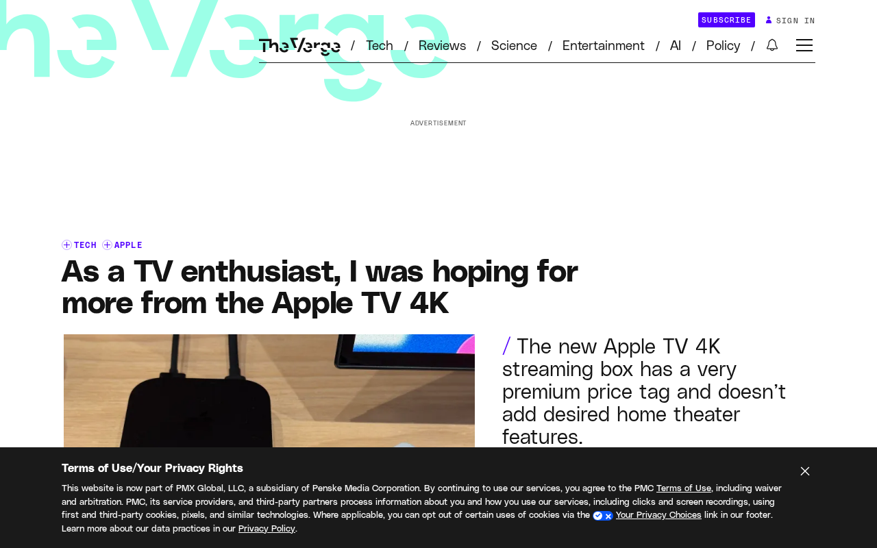 Apple TV 4K深度体验:四年等待,电视发烧友的期待与落差