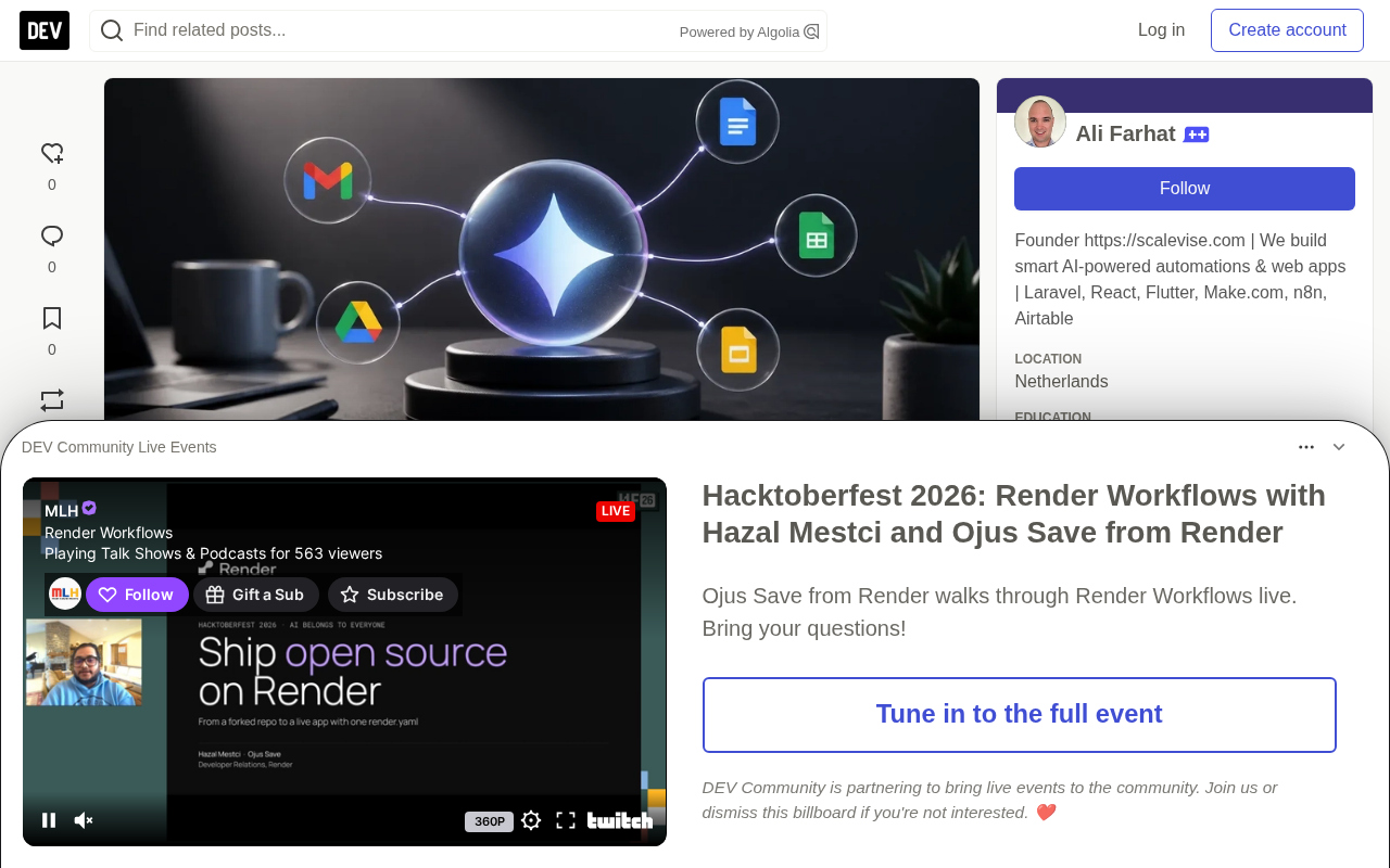 Gemini 4 Argon登陆Google Cloud:多步AI工作流接入Workspace