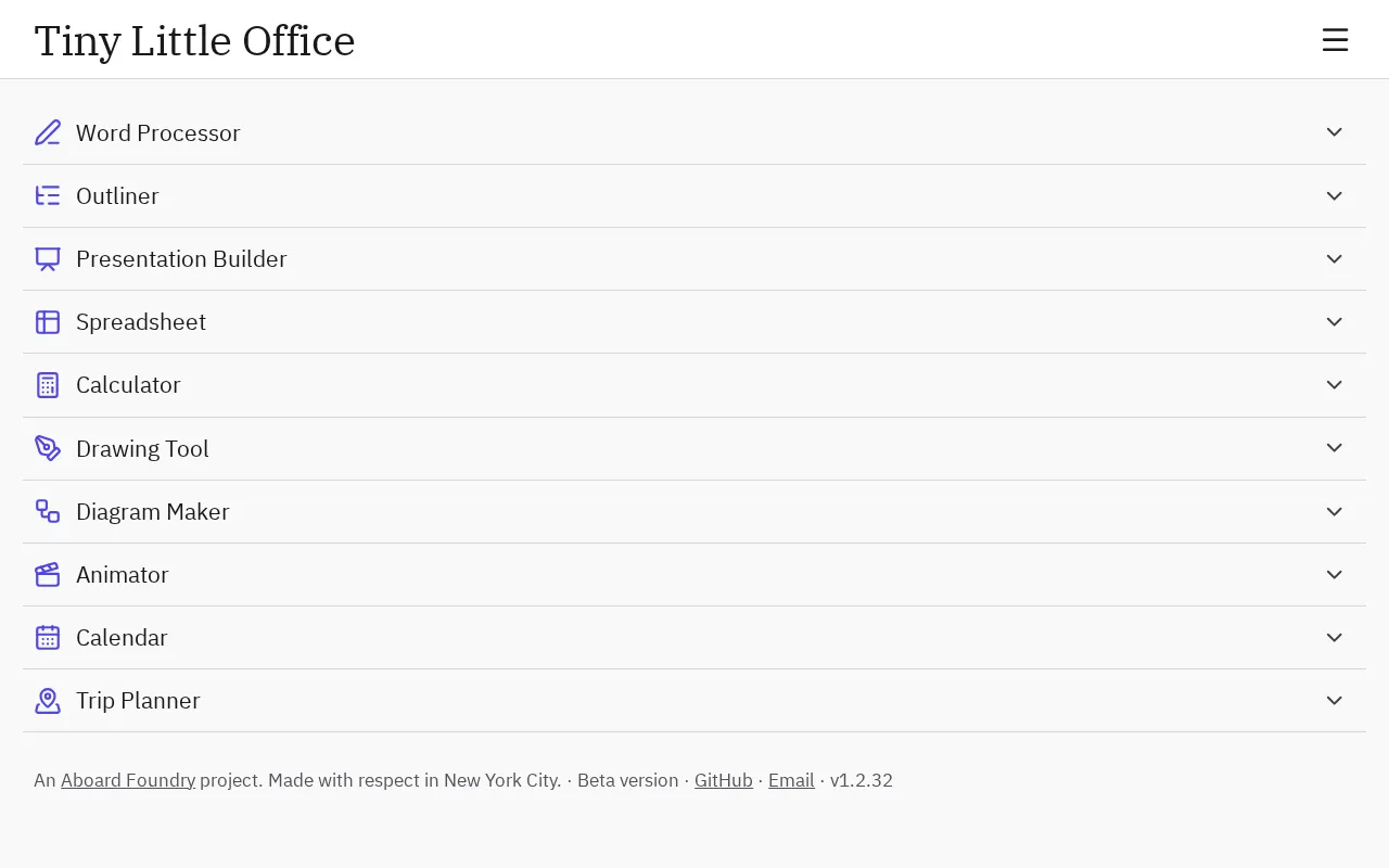 Tiny Little Office:极简办公工具的新尝试