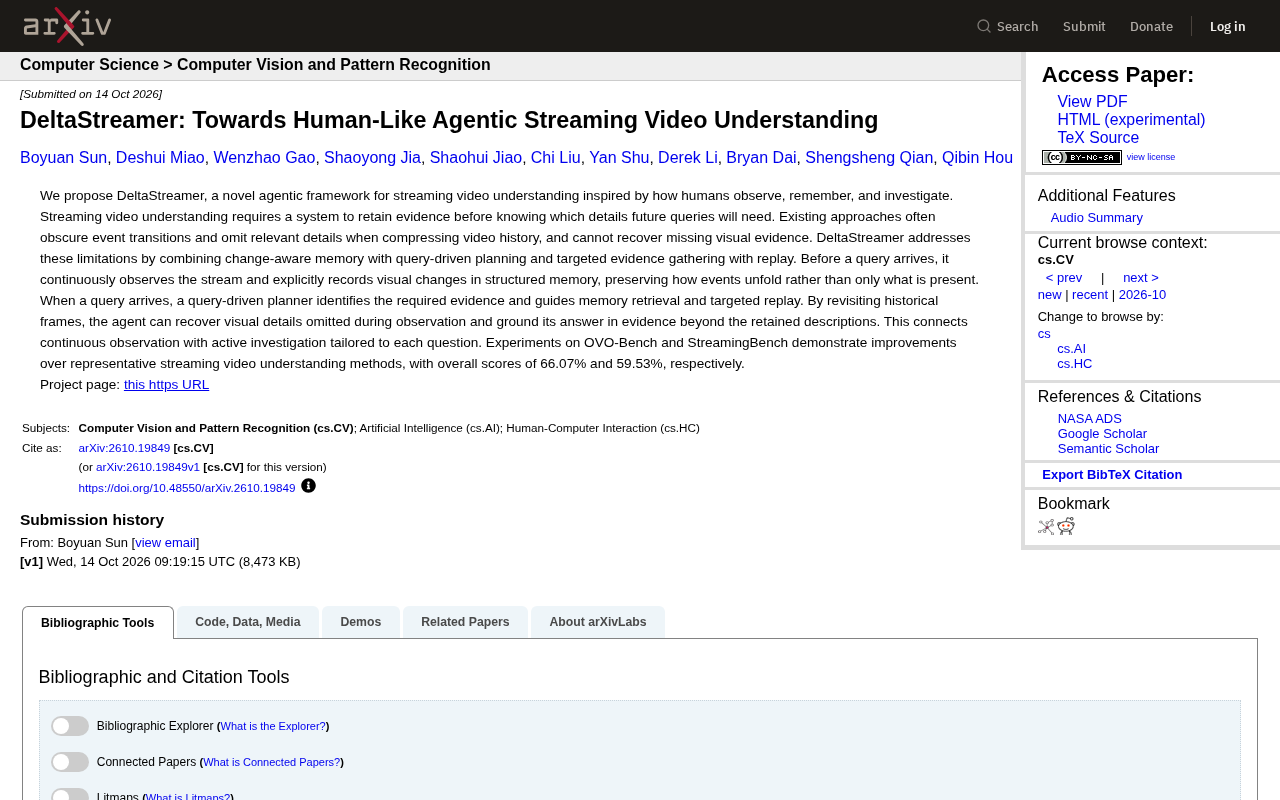 DeltaStreamer: How Human-Like Agents Understand Streaming Video