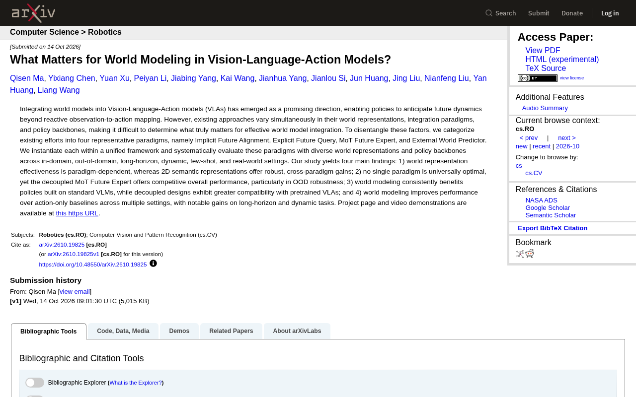 Integrating World Models into VLAs: A Comparison of Four Paradigms and Key Findings
