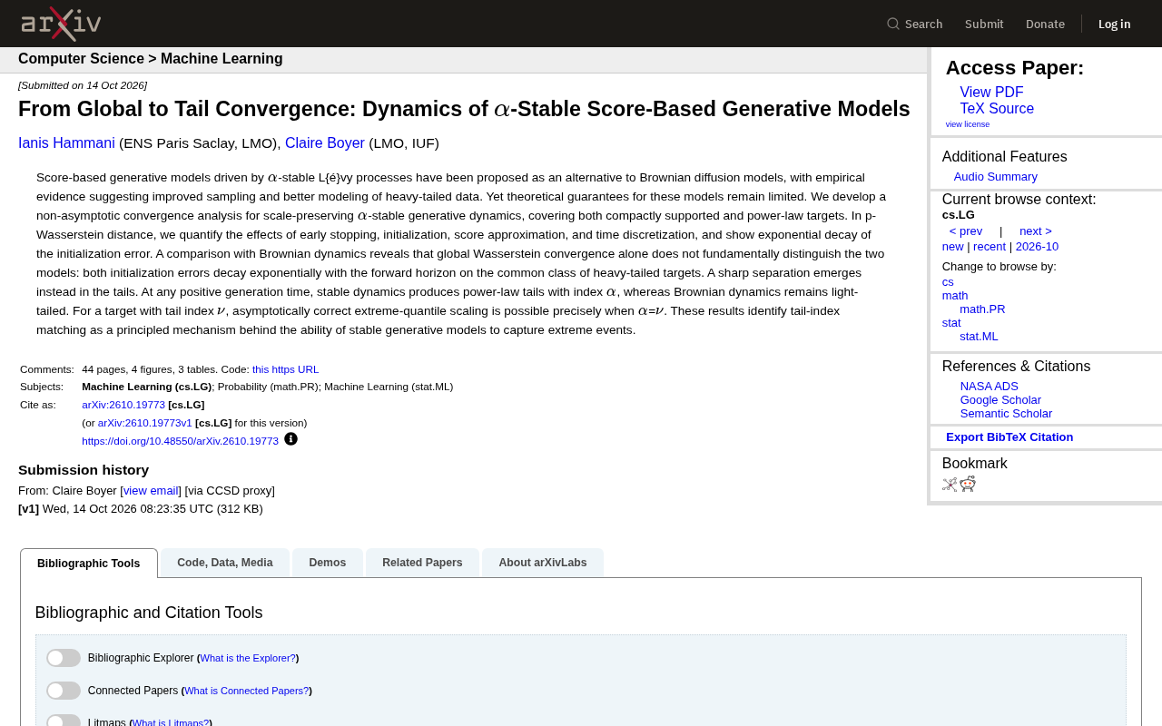 α-Stable Score-Based Generative Models: A Theoretical Breakthrough from Global to Tail Convergence