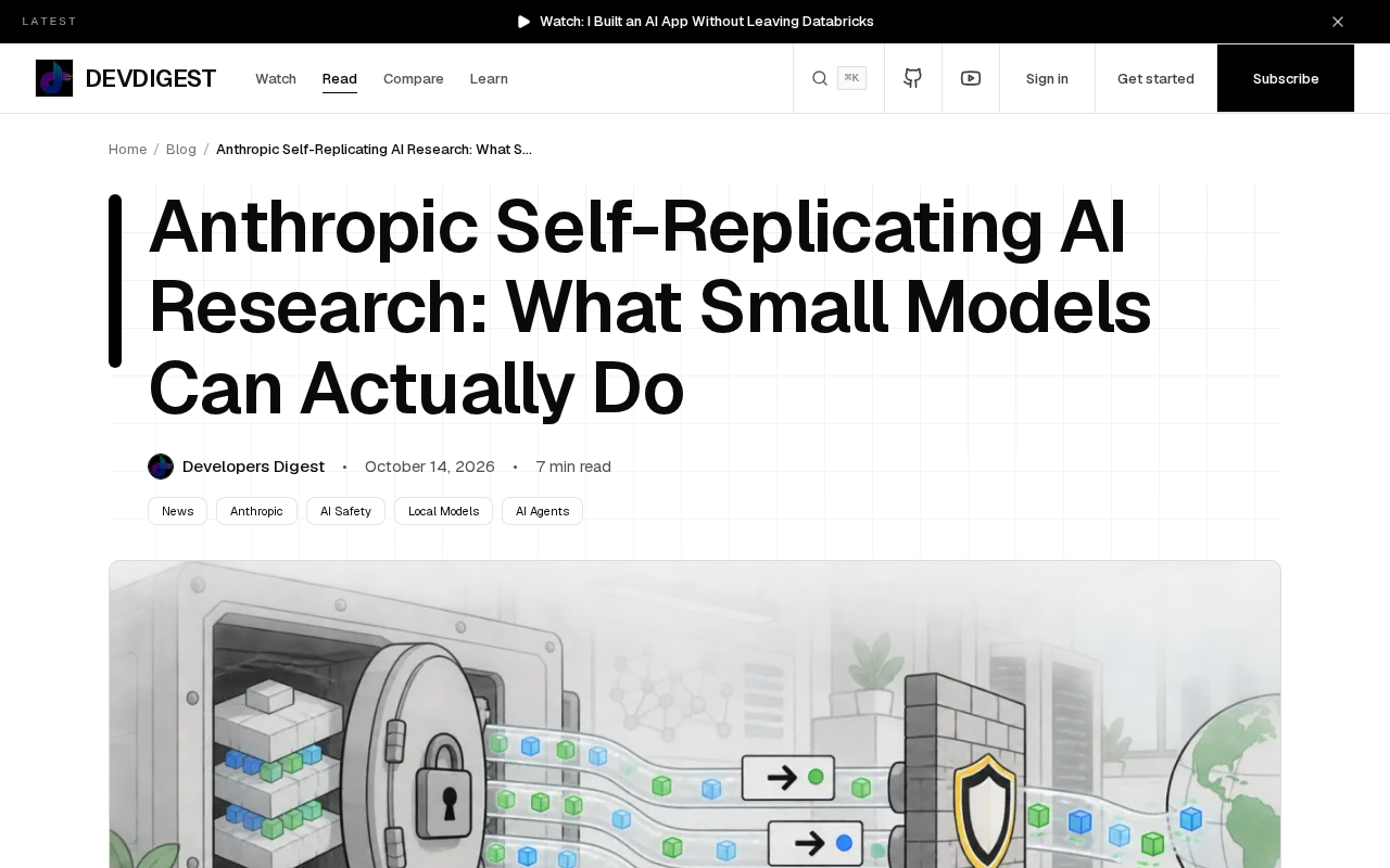 Anthropic研究:小模型自我复制,IoT设备成新风险