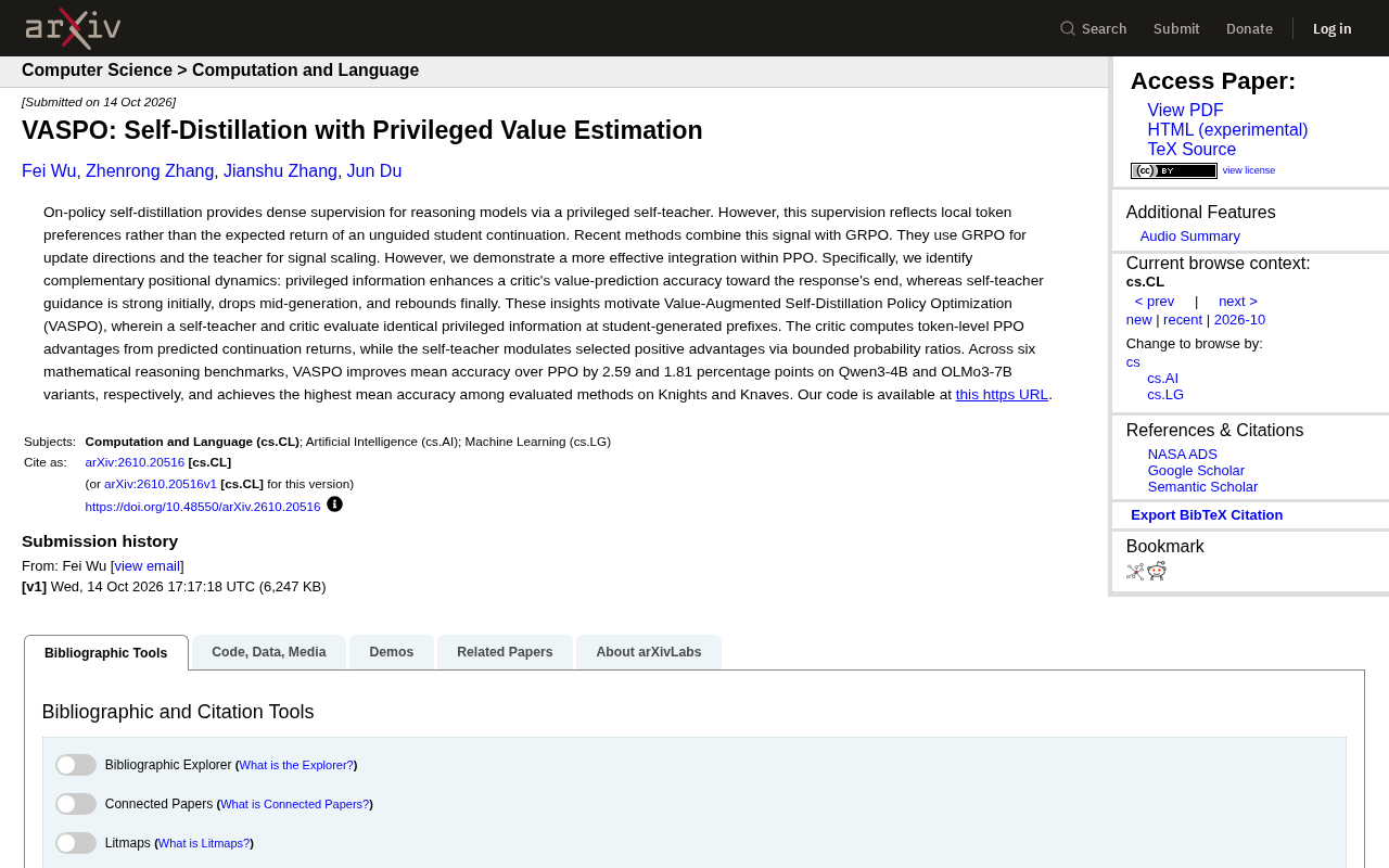VASPO: Reshaping Self-Distilled Reasoning Training with Privileged Value Estimation