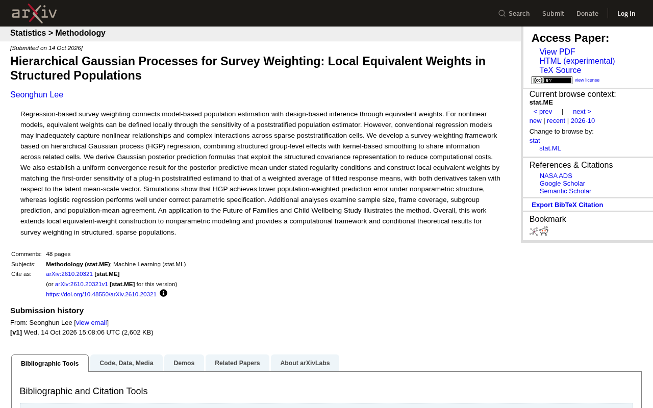 Hierarchical Gaussian Processes Revolutionize Survey Weighting: A Local Equivalent Weight Approach