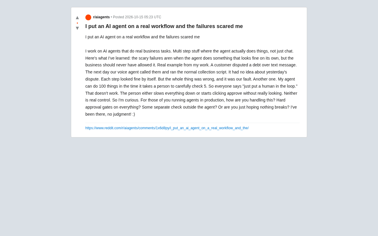 AI Agent Workflow Failures in Production: Why "Human-in-the-Loop" Broke Down