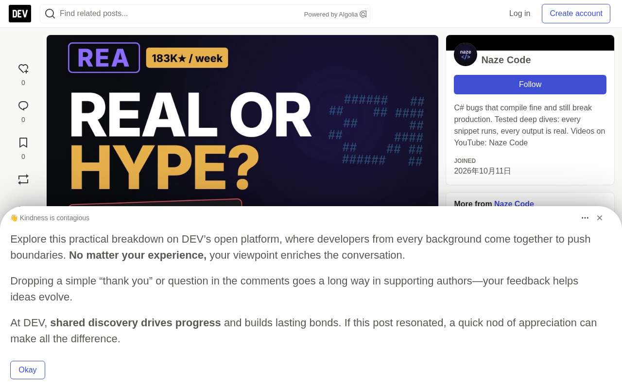 We Tested GitHub's #1 Trending REA: Can AI Really Reverse-Engineer .NET Apps?