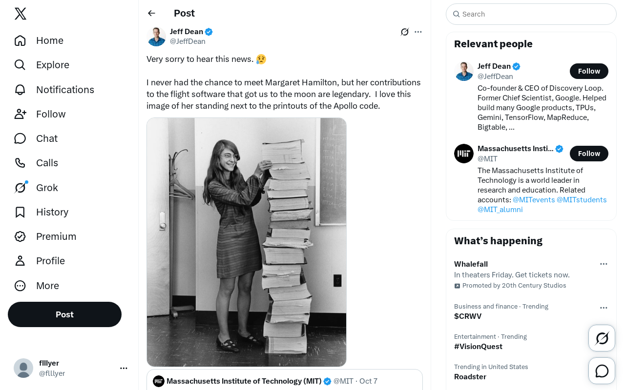 The Apollo Code Legend: Margaret Hamilton and the Moon Landing Software
