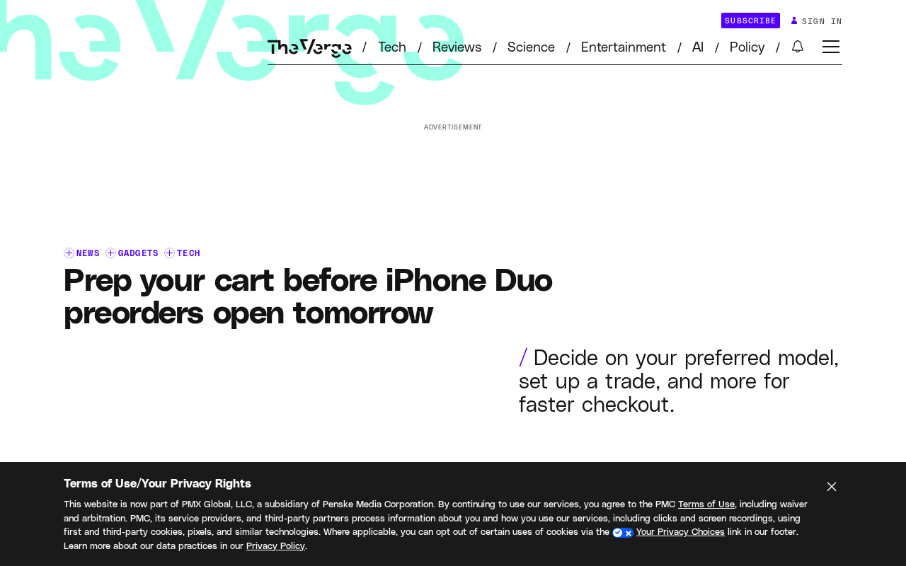 iPhone Duo Foldable Pre-Orders Open Tomorrow: A Guide to Pre-Configuring Your Order