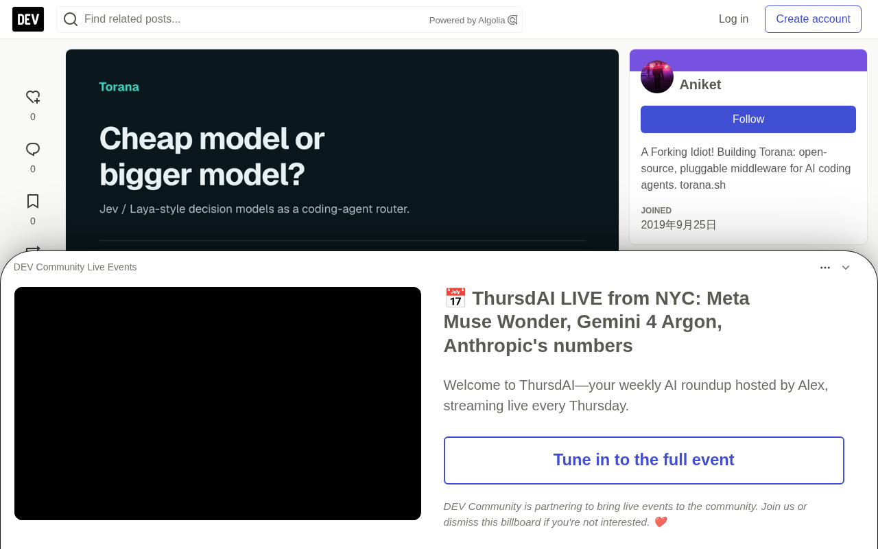 Routing Coding Agents with the Laya Decision Model: A Failed Experiment