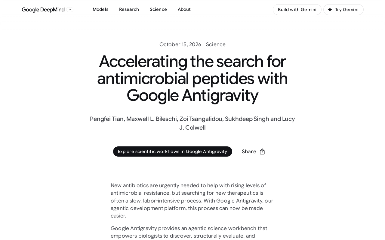Google Antigravity 加速抗菌肽发现:AI驱动科研新范式