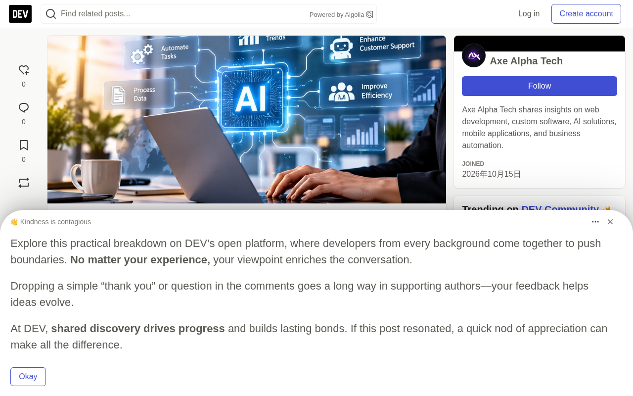 AI automation empowers intelligent business operations